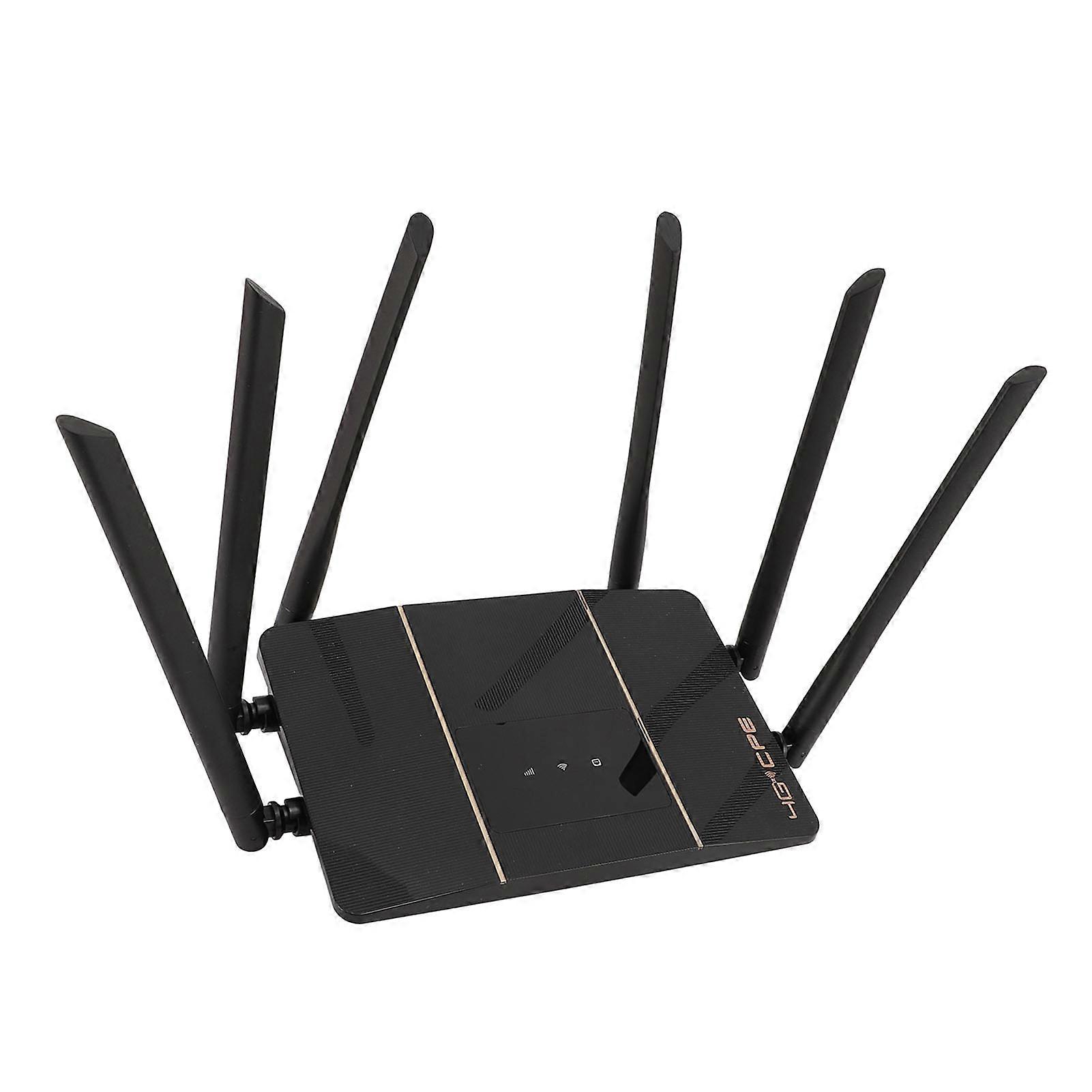 CPE 4G LTE Wireless Router 2.4G 300Mbps TYPE C Rechargeable Mobile Router with 4 X 5dBi Antennas US Plug 