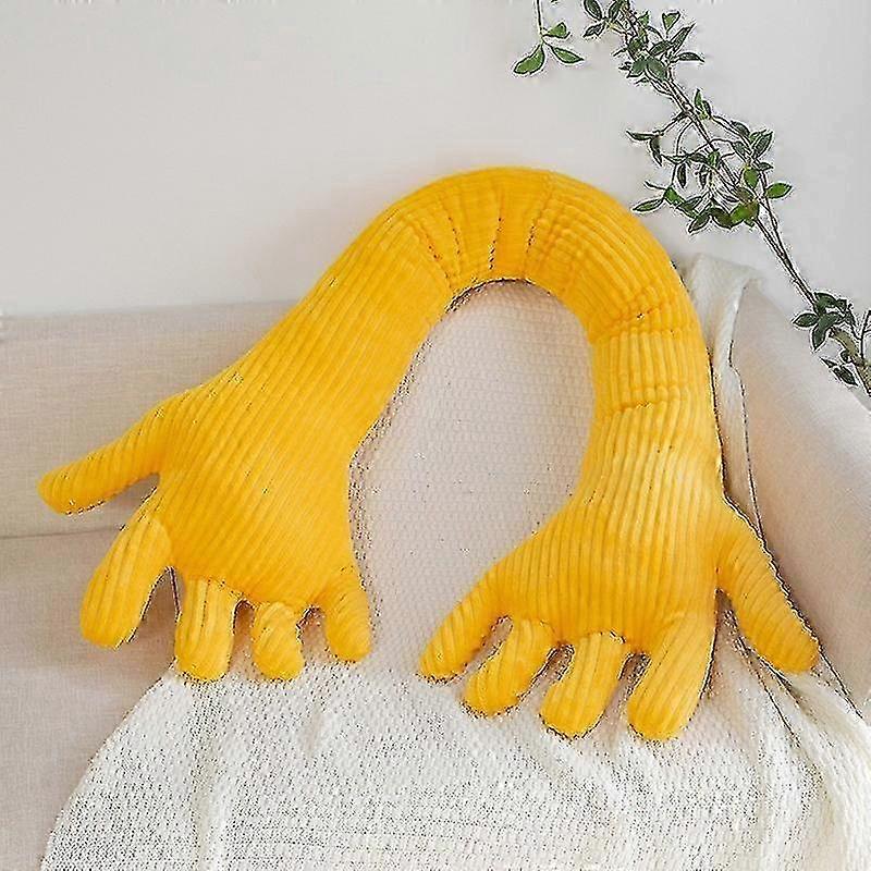 Pernă de mână din lână umoristică Pernă lungă pentru picioare de dormit - excelentă pentru confort