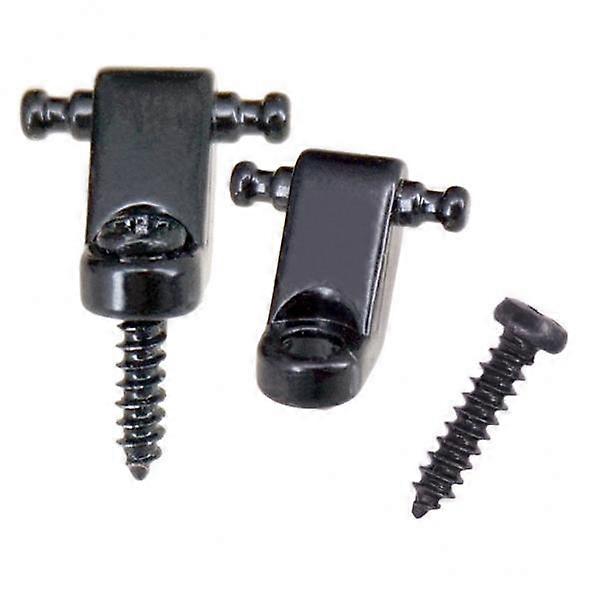 6x Durable 2pcs/Pack Electric Guitar Roller String Retainer with Mounting