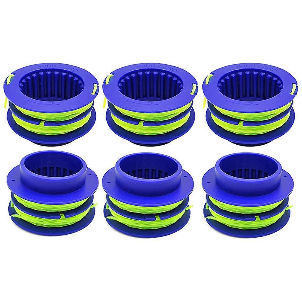 6PCS TLEG-01 καρούλια ABS για Kobalt KST 1124B-03 KLS 124-03 24V νάυλον κοπής καλωδίων χλοοκοπτικών κεφάλι