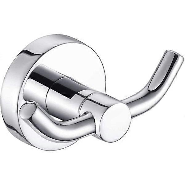 Chrome bathroom towel hooks | Modern design with double towel hooks, ideal for kitchens