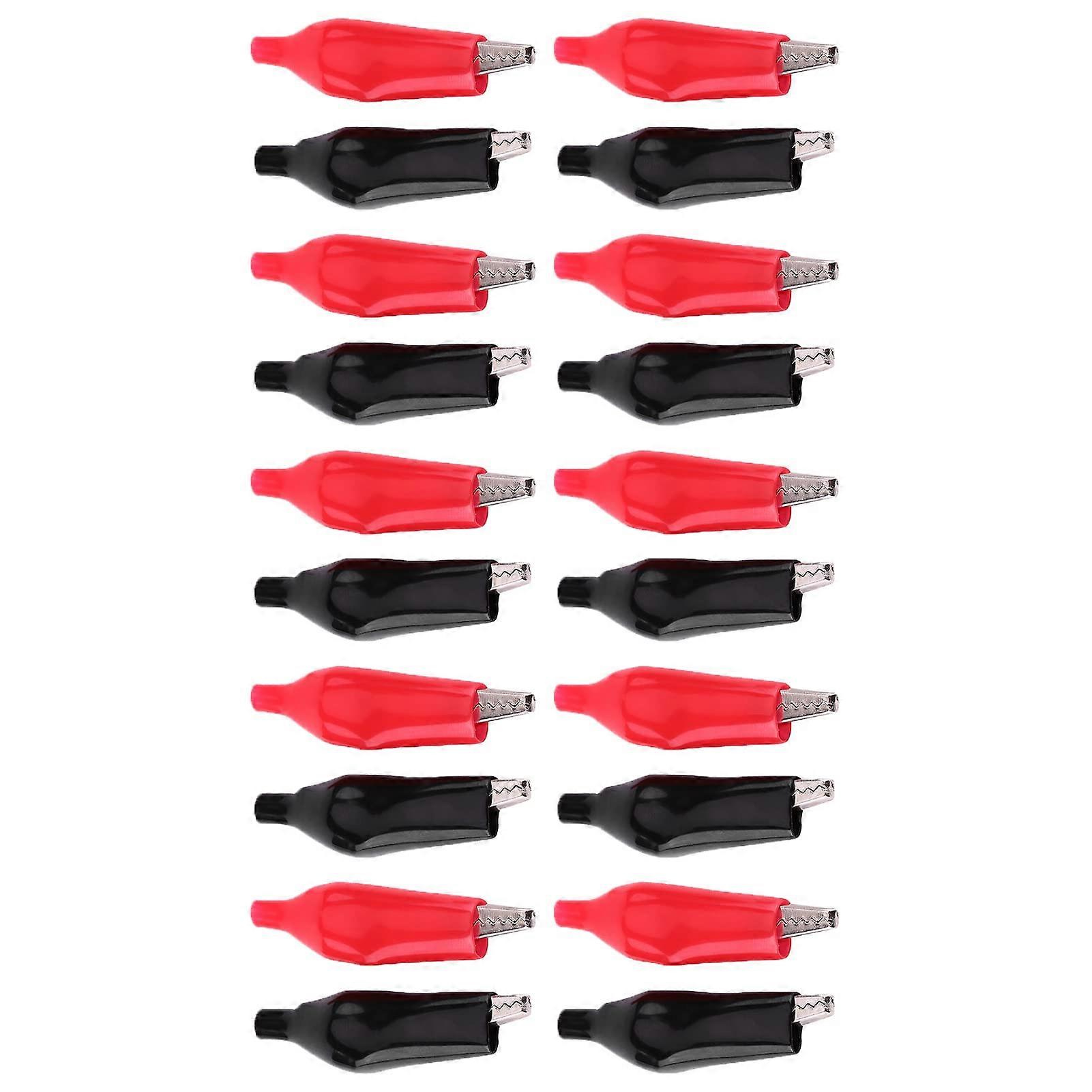 Hardware Clamp Set 20-Piece Nickel-Plated Iron Clamps With Clips PVC Sleeves For Test Knife Non-Toxic Versatile Uses