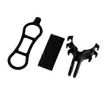 2xBike Lanterna de Bicicleta Tocha Luz Frontal Montagem Clipe Suporte Suporte Suporte