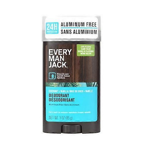 Every Man Jack 除臭剂椰子和香草,85 克(2 件装)