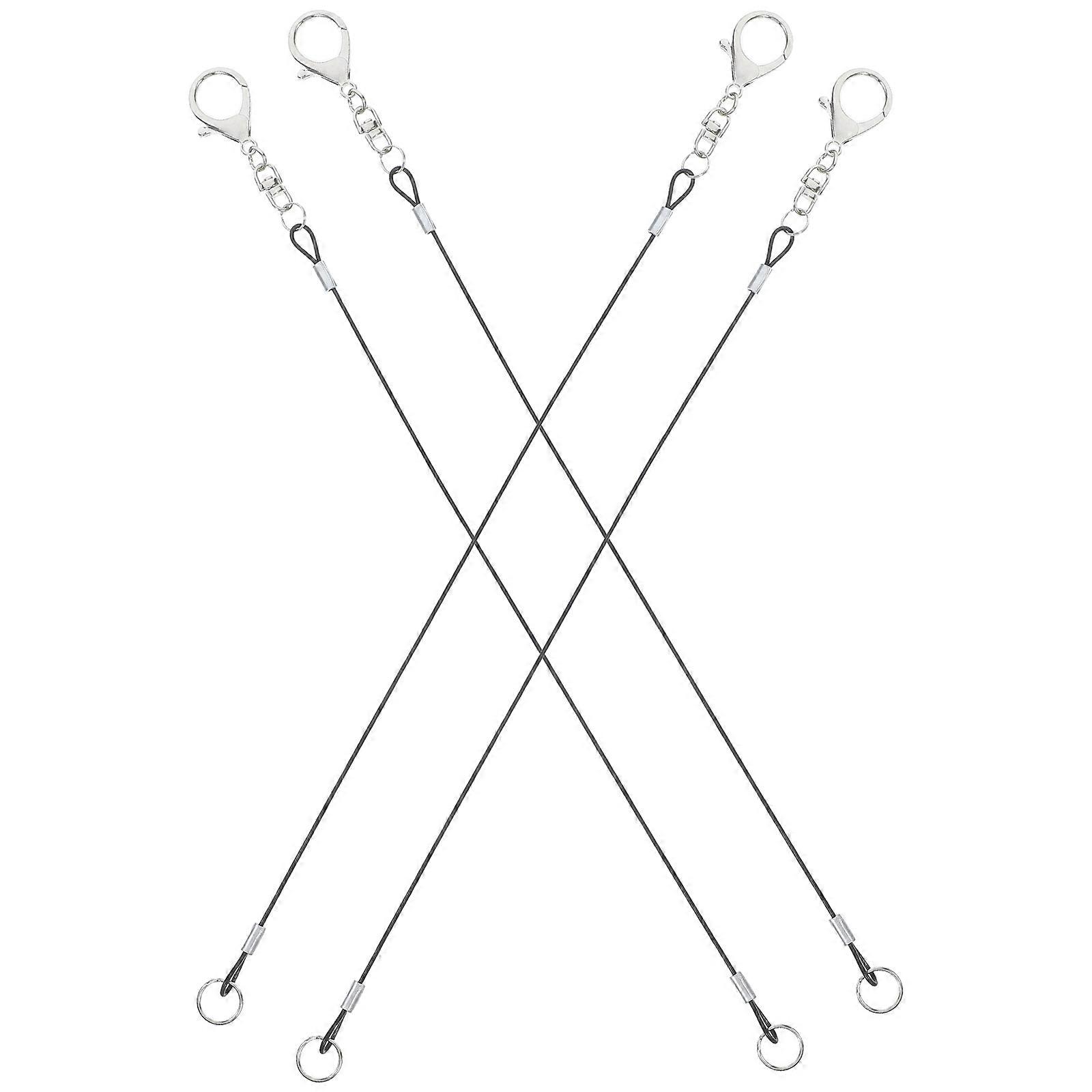 Lanyard Hook Stylus Lanyard Secure ID Badges Sleek Design Office Users 4Pcs