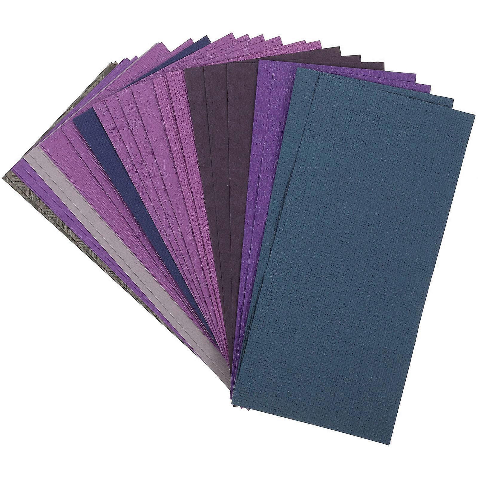 Paper Scrapbook Sheets Assorted Color Rectangular Decoration For Scrapbooking Projects 30Sheets