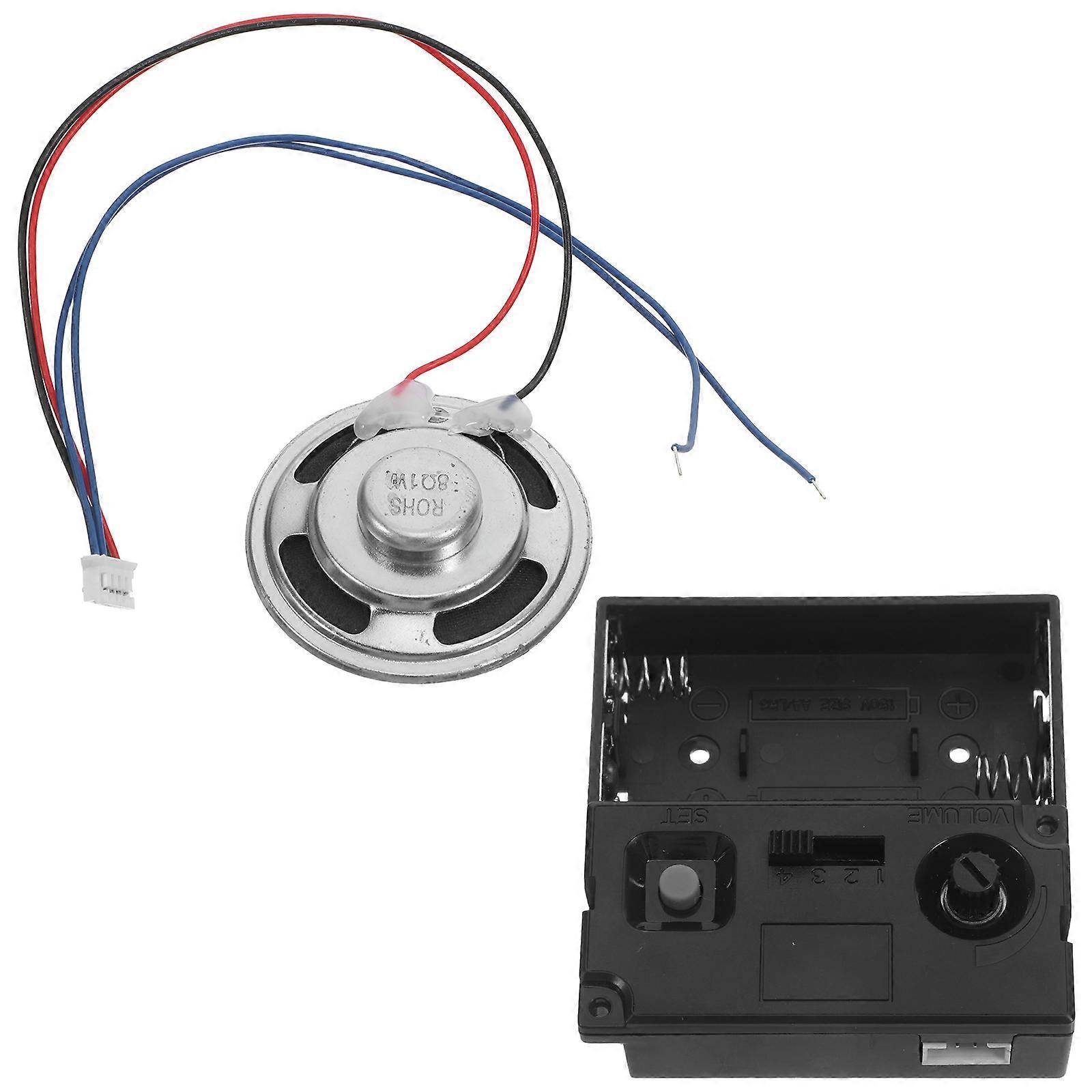 Clock Pendulum Replacement Chime Mechanism with Builtin Speaker for Clock Repair Accessories 1Set