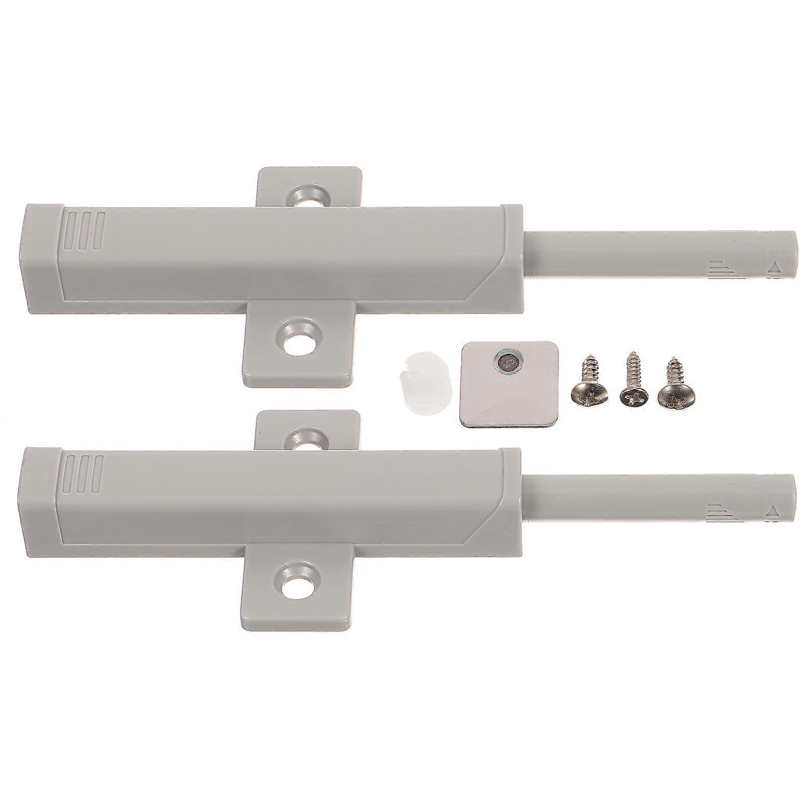 Push to Open Door Latch Heavy Duty Cabinet Latches for Home Use 2Sets