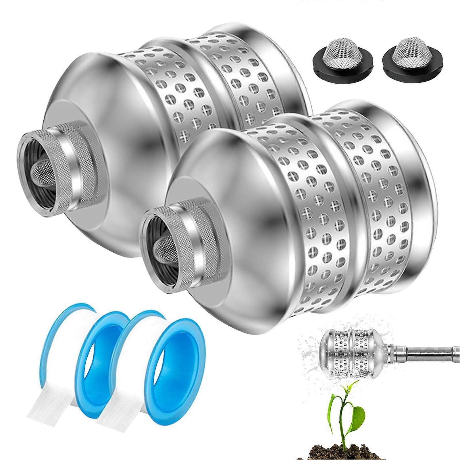 Bubbler Sprinkler Aluminium Alloy Flood Nozzle Rustproof Water Diffuser Gentle Filter Head Internal-Thread For Garden