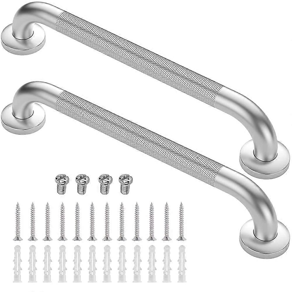 2 Pack 18" Waterproof Non-Slip Bathroom Grab Bars for Toilet Primary Color