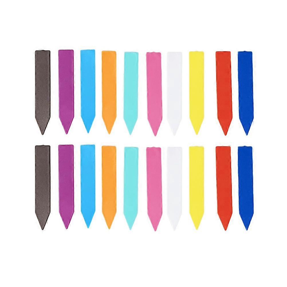 Garden Label Stake Outdoor Plants Identification Rectangular 10x2cm Plant Identification 200Pcs
