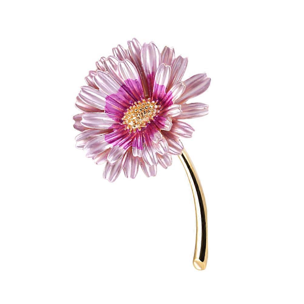 فريد من نوعه بروش عباد الشمس تصميم نمط عصري عصري سبائك بروش لحقائب الملابس حقائب الظهر القبعات الأوشحة متعددة الألوان 1PC