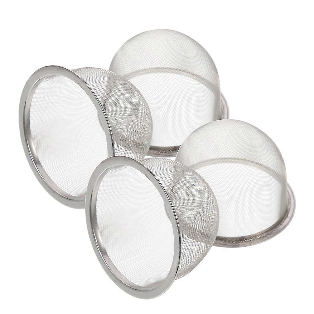 Stainless Steel Fine Mesh Tea Strainer Infuser Basket Set for Easy Brewing and Sifting – 4pcs Accessory for Teapots and Mugs