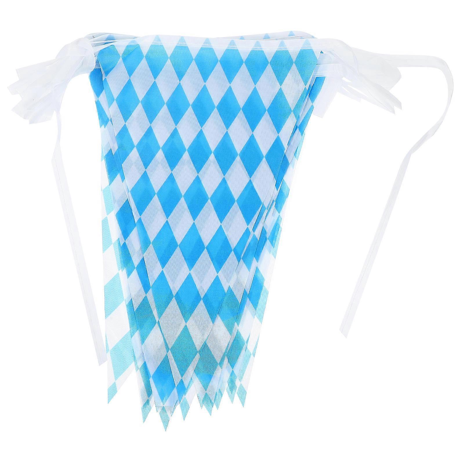 Pennant Banner Flags Decorative Banner for Festivals Home Polyester Hanging Banner 25Pcs per Set