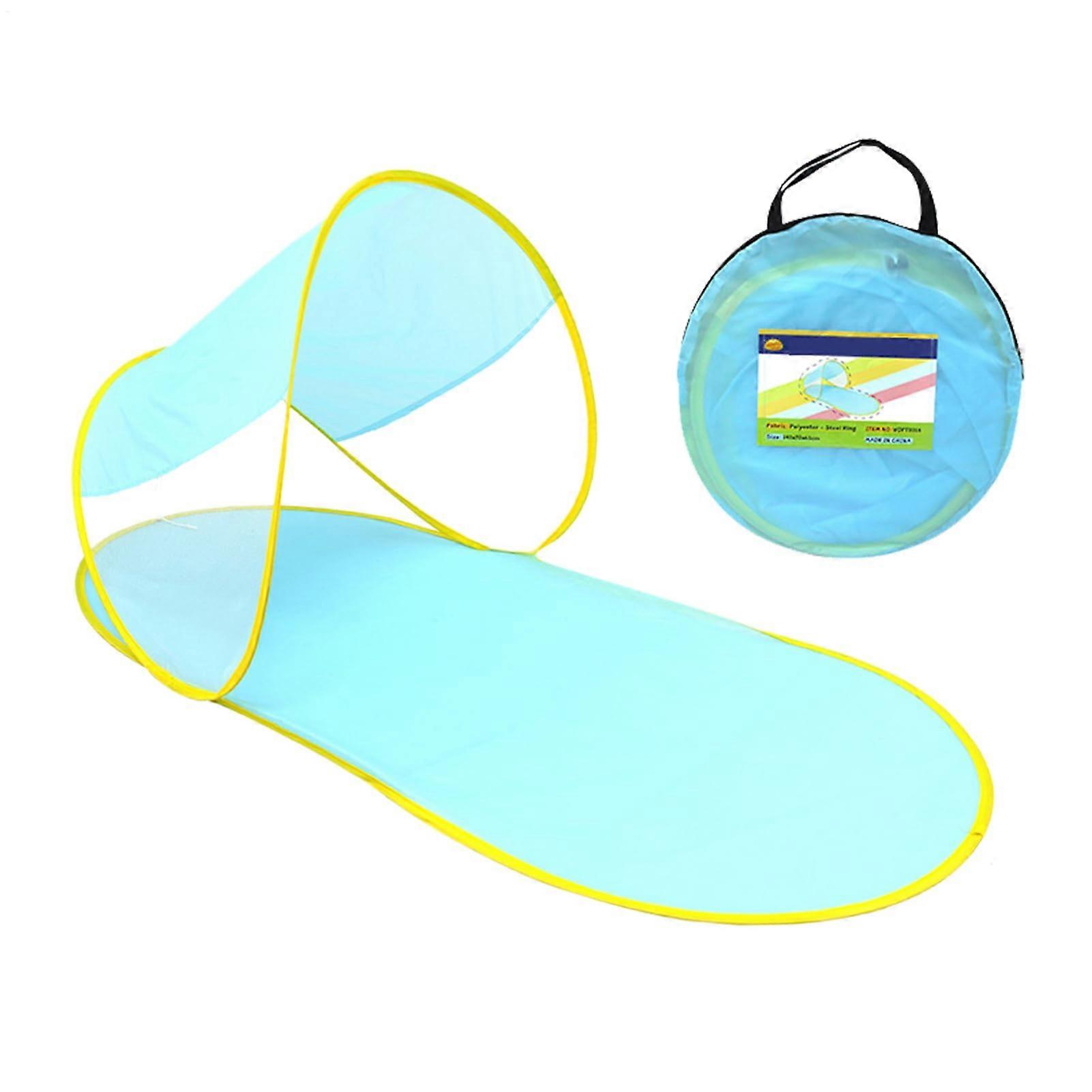 Beach Tent, Easy Assembly, Pop Up Camping Sun Protection,, Beach Tent for Park, Camping, Fishing, Picnic Family Trips blue