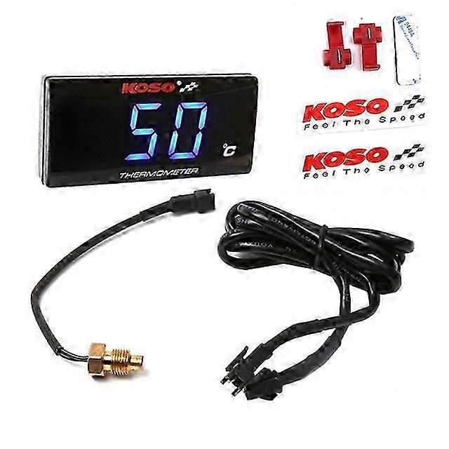 Motorcycle Water Temperature Digital Thermometer Sensor Adapter