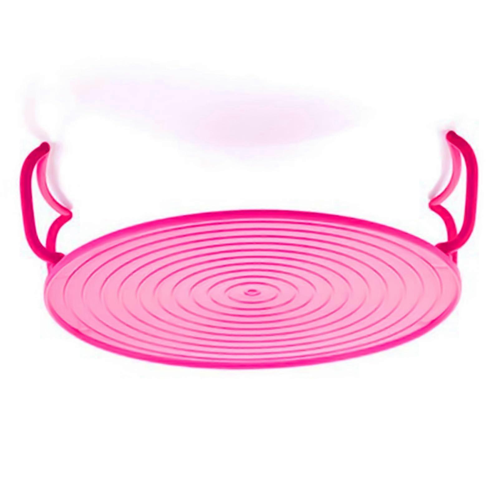 2 Tier Microwave Plate Stackable Cooker 23.5cm Red Innovative Heating Plate for Efficient Microwave Cooking