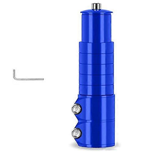 Mountain Bike Bicycle Stem Extender Handlebar Bicycle Neck Front Fork Lifting Head Tube Extension Accessories Blue