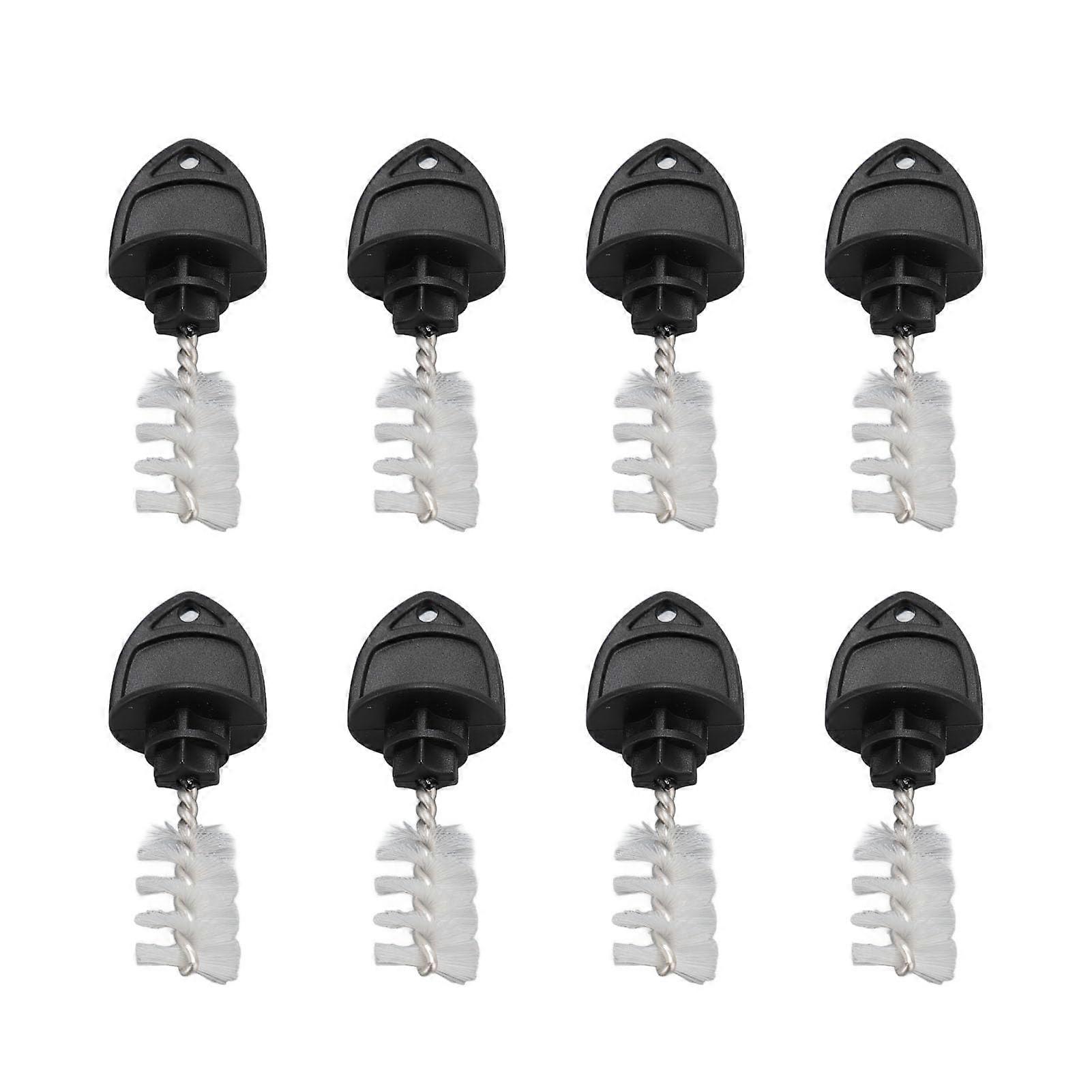 Beer Faucet Cleaning Brush and Plug Set, Black ABS 2-in-1 Faucet Cap Cover and Brush for Beer Taps and Faucets