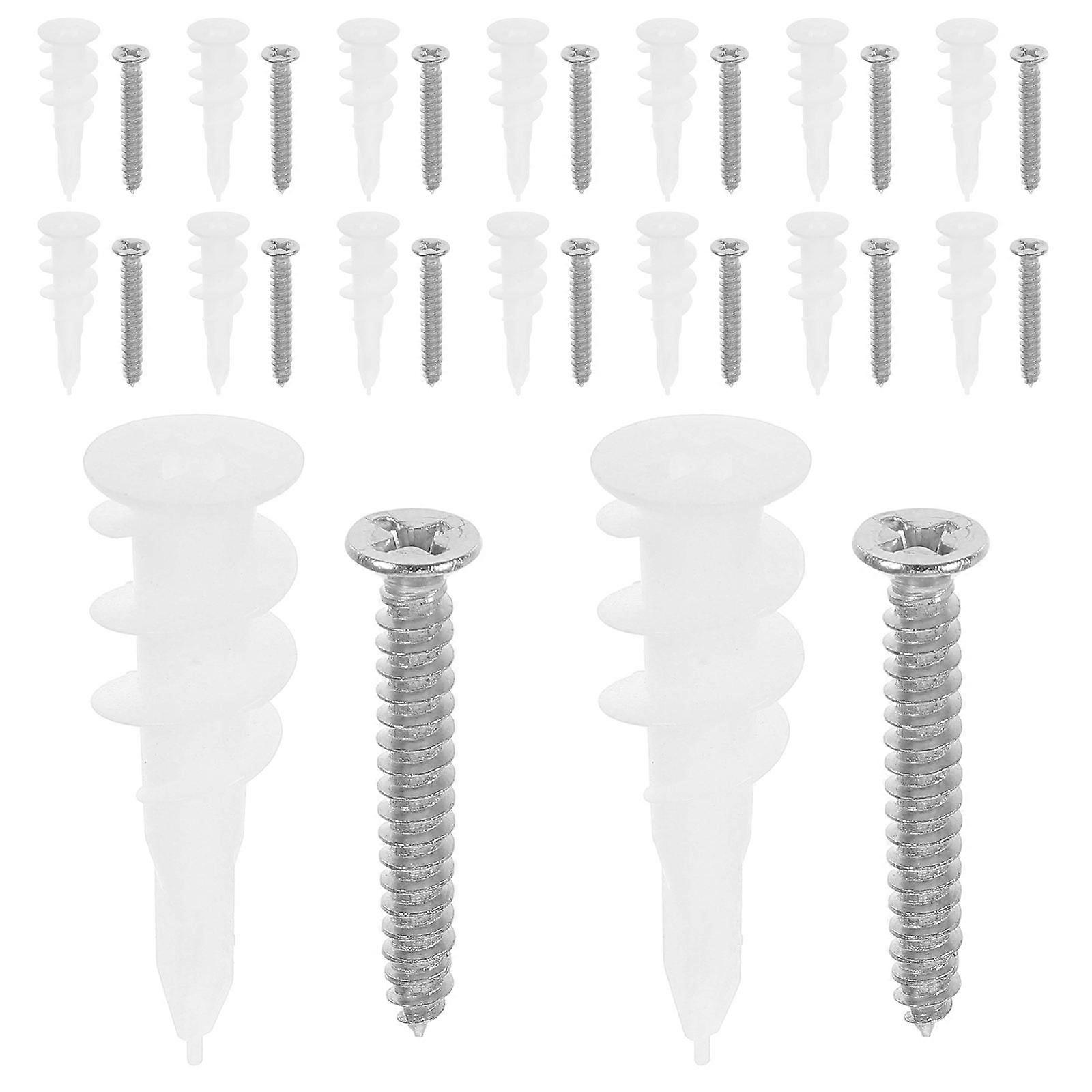 Wall Plate Screws Wall Anchors for Drywall .50X0.80X0.80CM Versatile Use 50Sets