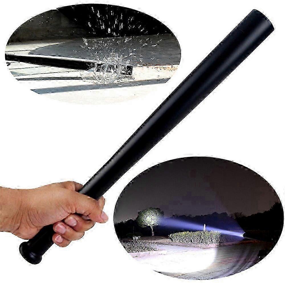 Baseball Bat LED Flashlight Waterproof Super Bright Aluminium Alloy Torch