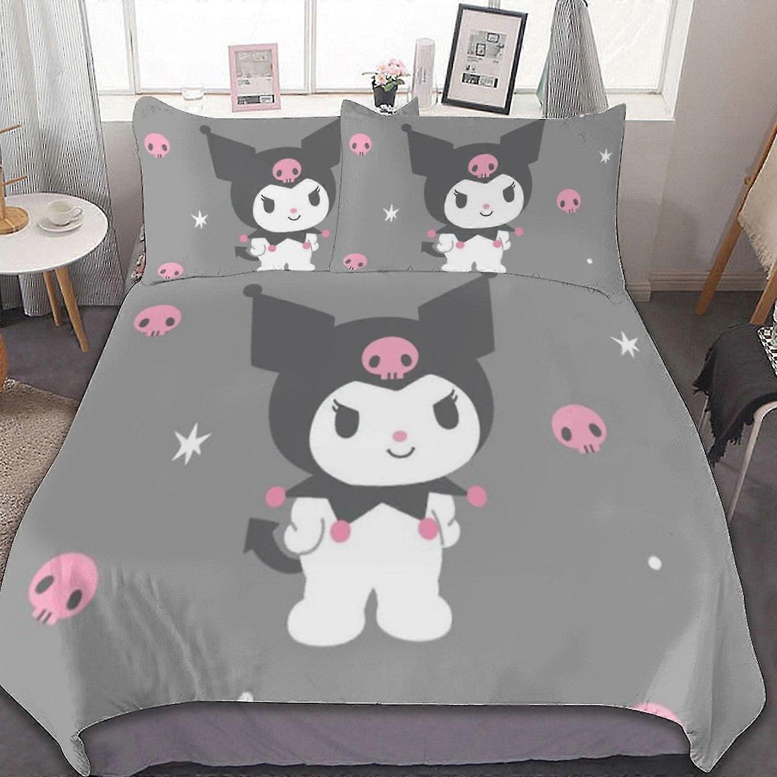 3 Pcs Bed Sheets Set Breathable Duvet Cover with 2 Pillow Shams Soft All Seasons Bedding Set Suitable for Certain Brands
