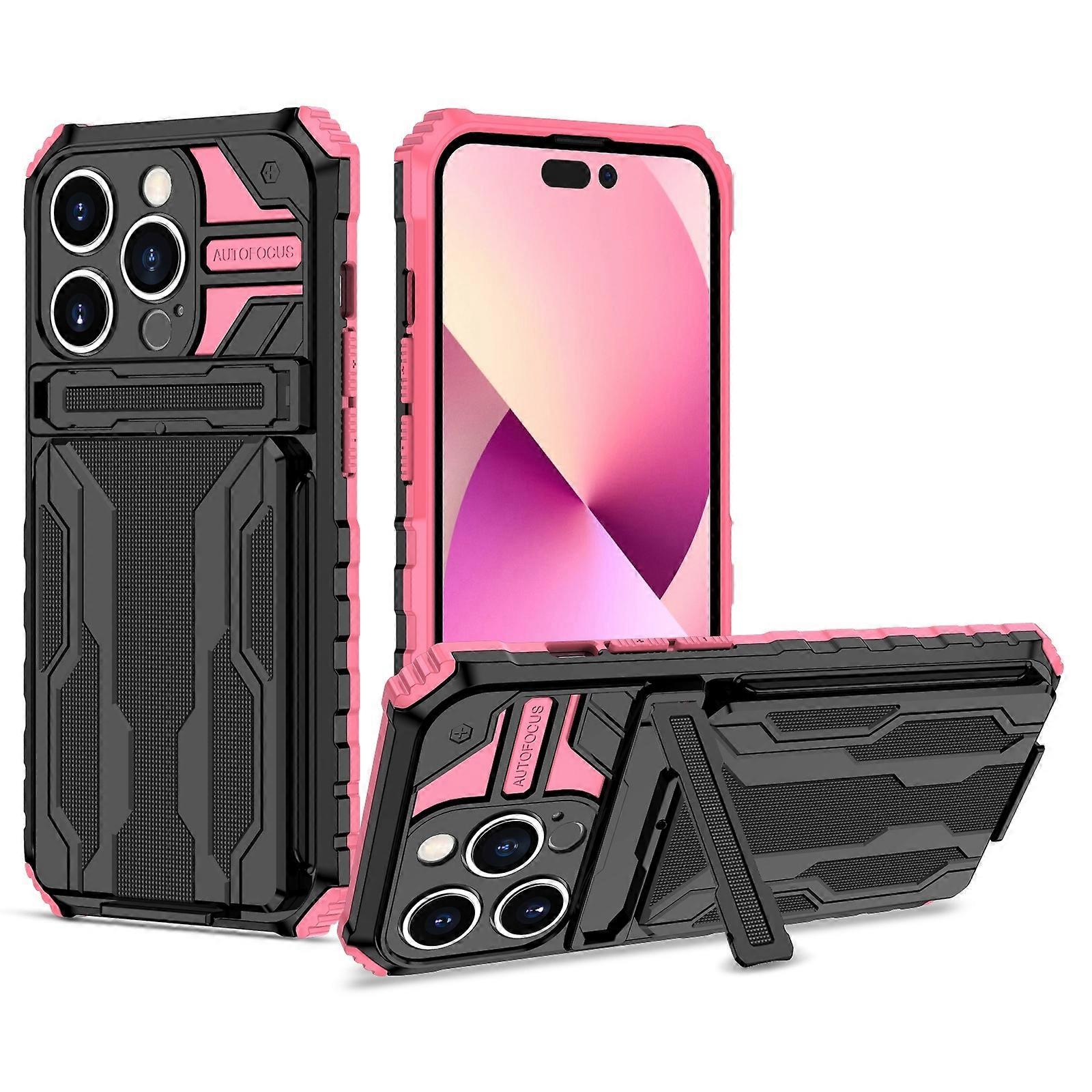 Kickstand Armor Card Wallet Phone Case