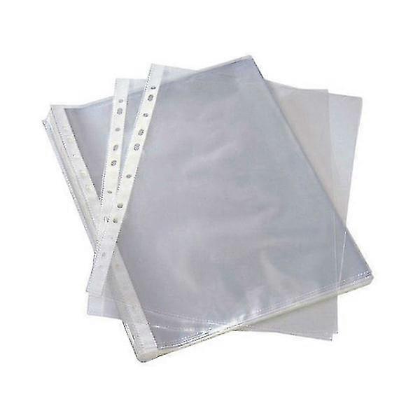 Clear A4 Plastic Pocket - 10-Pack Transparent