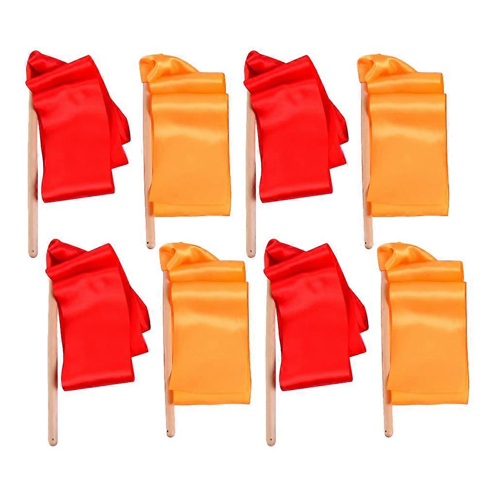 Gymnastics Streamer Artistic Dance Streamers Ribbon for Kids Physical Education Class 39.3x9.8x0.47 Inch 7Pcs