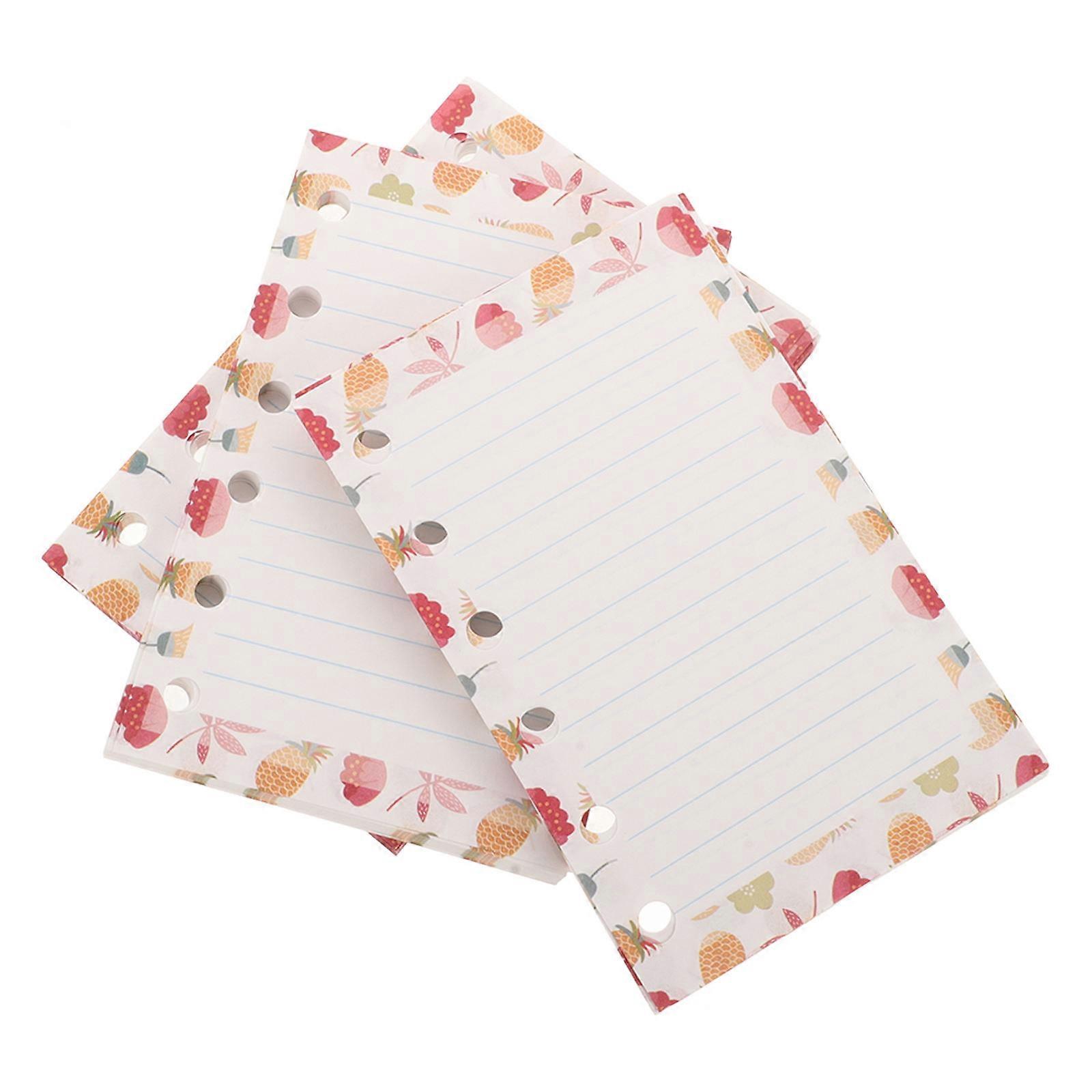 Colored Paper Rectangular Planner Binder For Office School Supplies 3Pcs