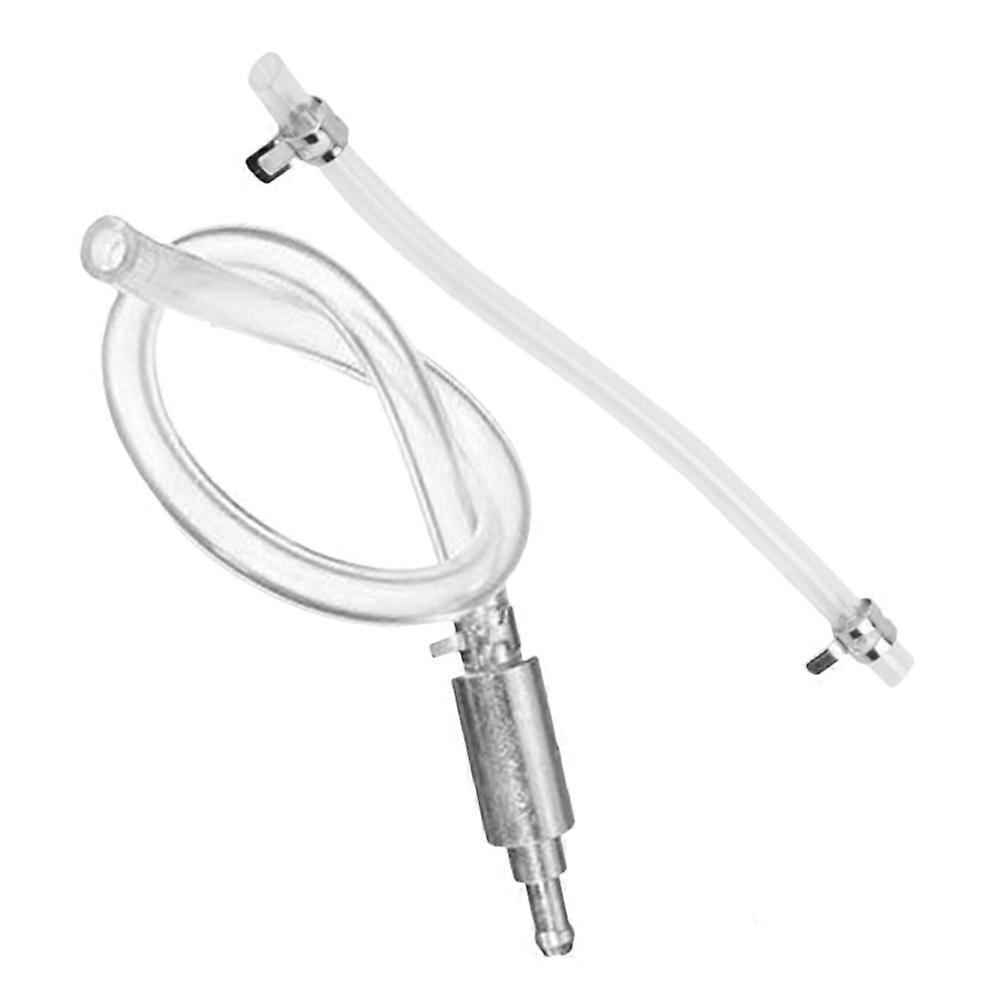 Bleeding Hose For Motorcycle Brake System Easy To Operate Transparent Silver 1Set