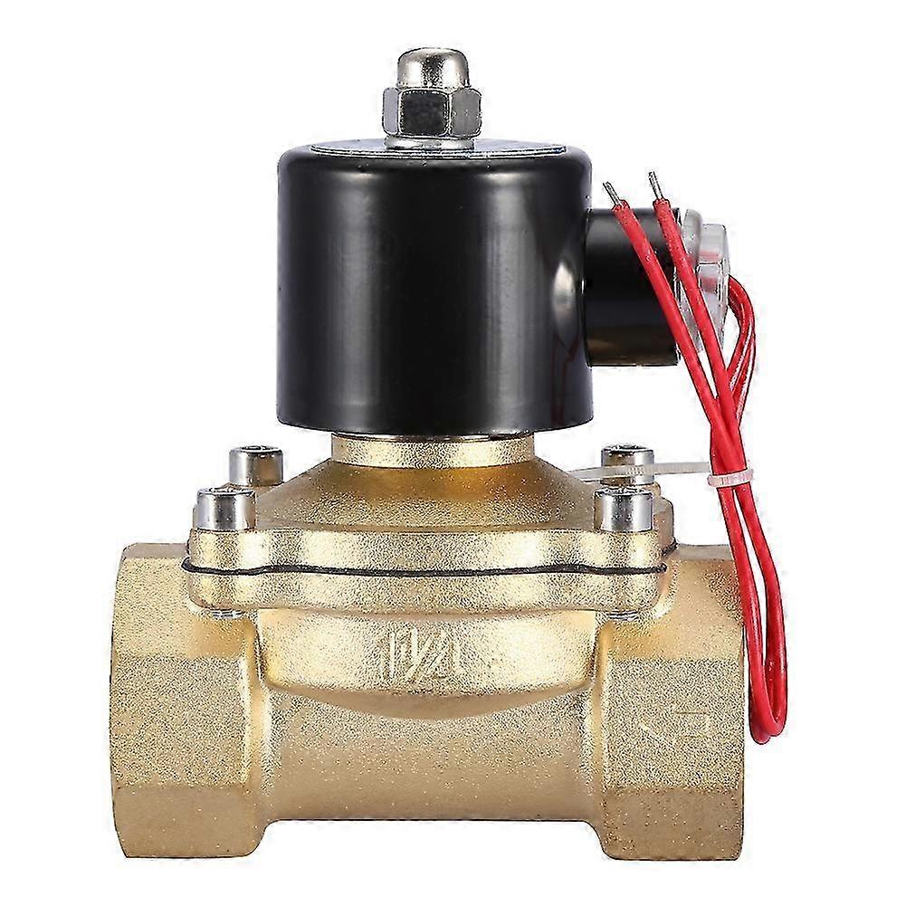 DN32 Normally Closed 2 Position 2 Way Electromagnetic Sole Valve AC 220V 1-1/4