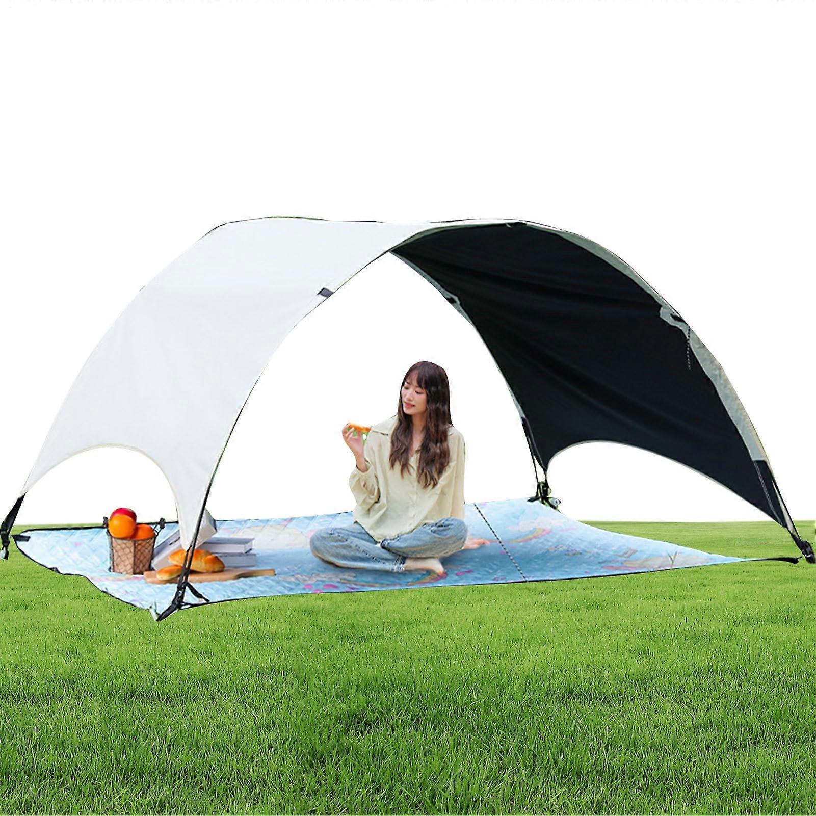 Beach tent, beach home Portable canopy sunshade Portable camping shelter for outdoor picnics and fishing, UPF 50 sun protection.