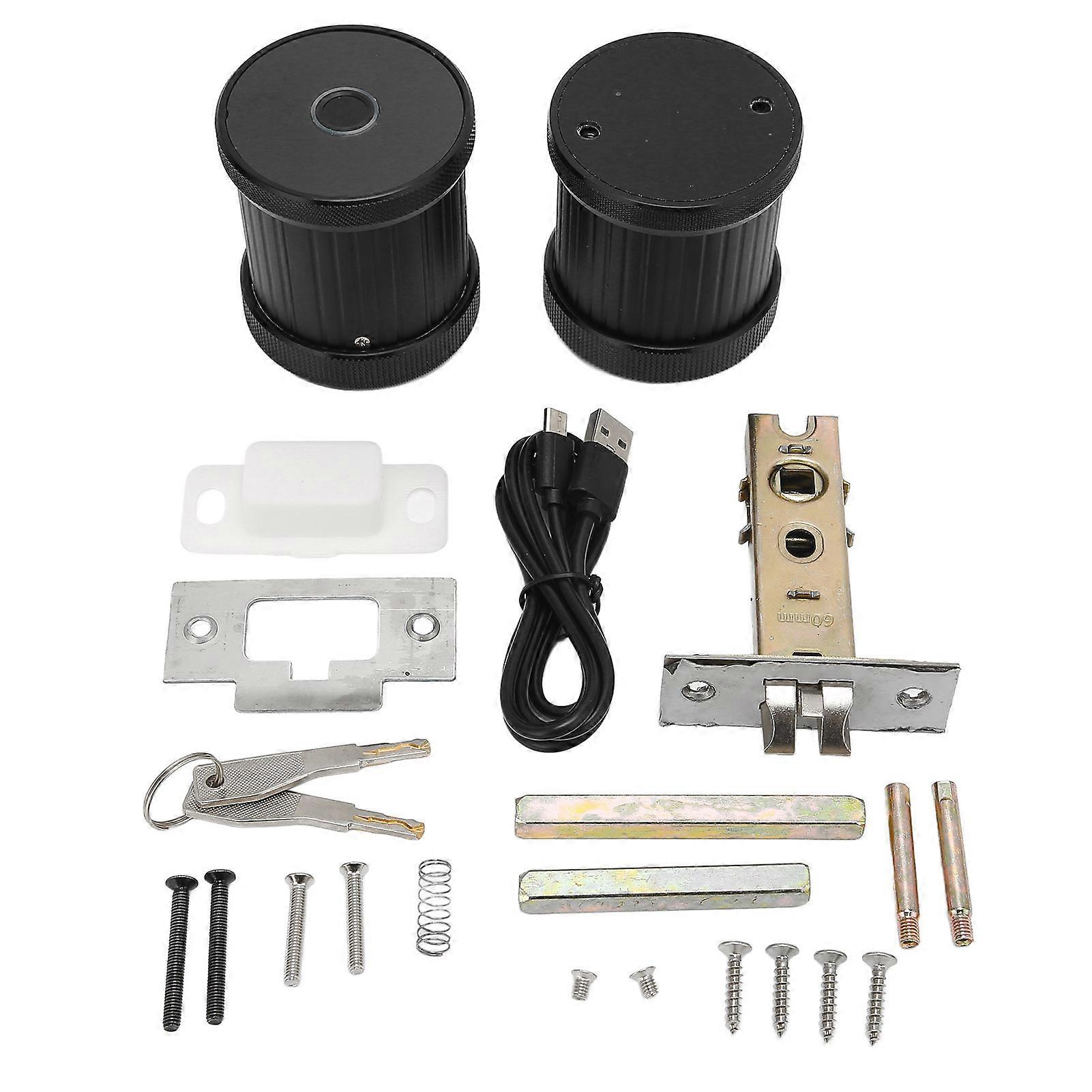 Keyless Entry Door Lock Fingerprint Password Key Application Control Smart Biometric Door Lock