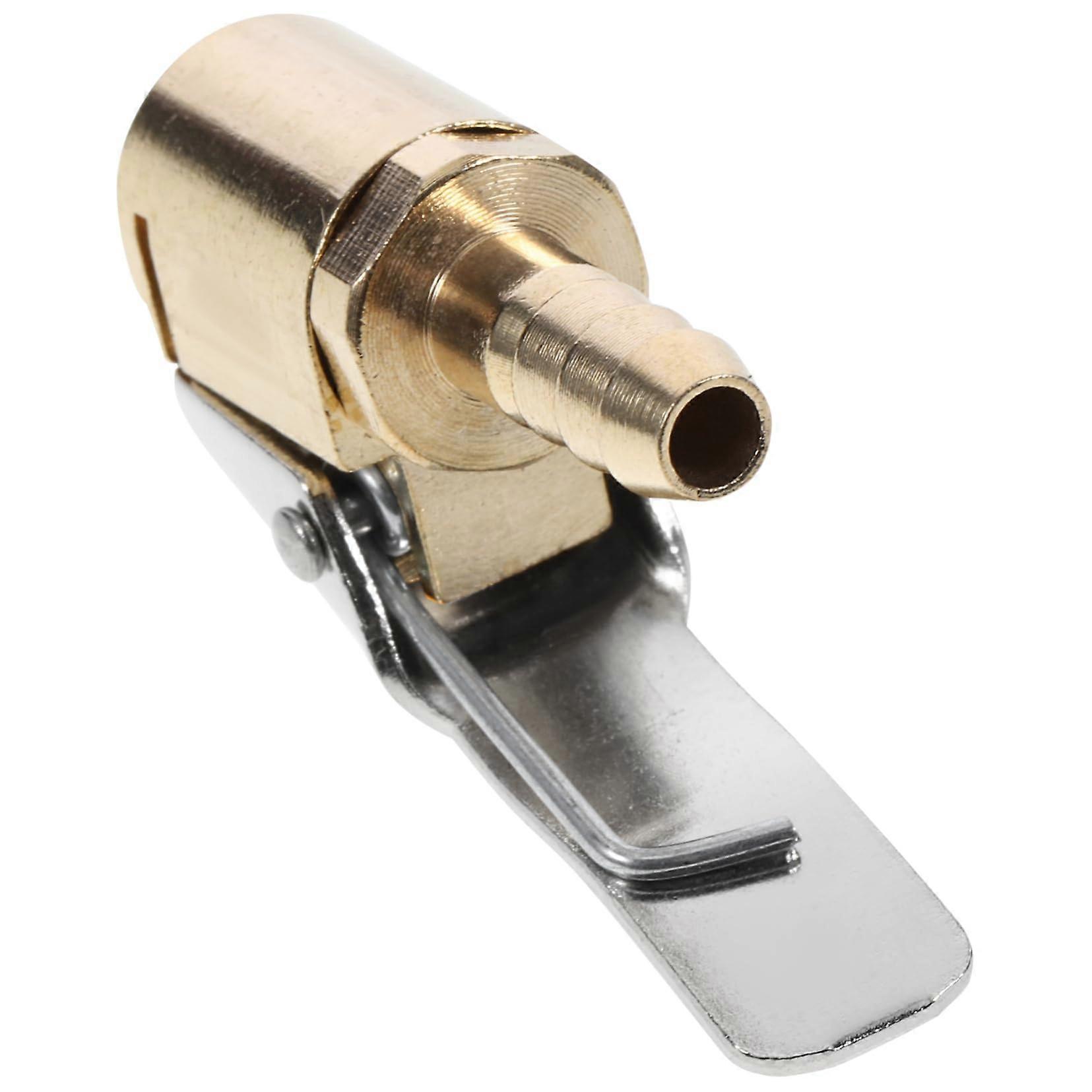 Auto Inflator Pump Adapter With Copper Nozzle And Valve Adapter For Tire Pumps, Compatible With Pumps For Cars And Bikes