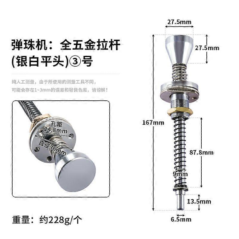 Heavy Duty Pinball Machine Lever Smooth Control Spring Rod For Home Entertainment And Commercial Use Enhances