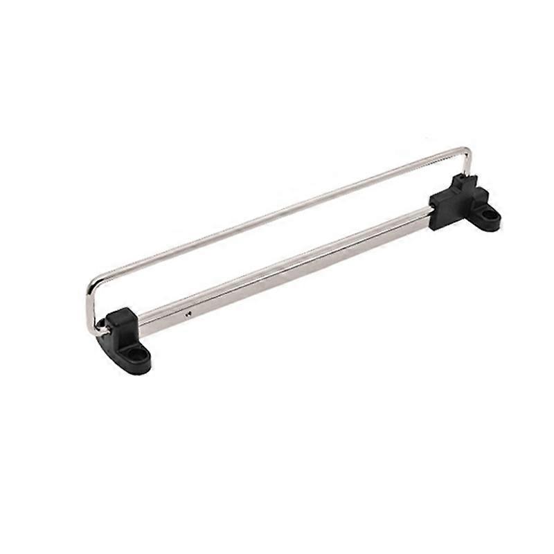 Y01B Plastic Head 10 inches Wardrobe Hardware Push-Pull Hanging Rod Clothes Rail