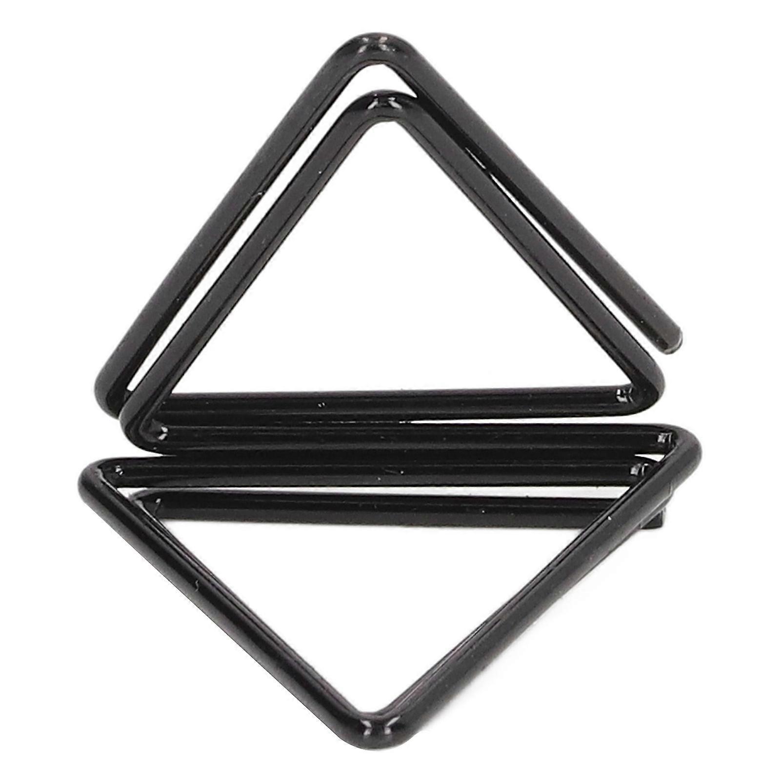 100Pcs Triangular Paper Clips Durable Metal Rustproof Triangular Design Cute Paper Clips for Memo Documents Papers