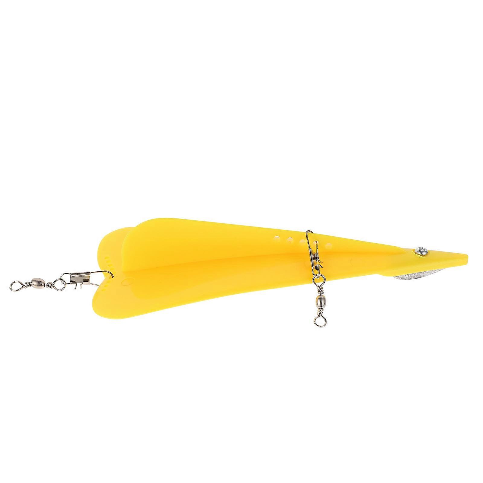 Adjustable Weight Trolling Board Planer Diving Board Dive board (Yellow)
