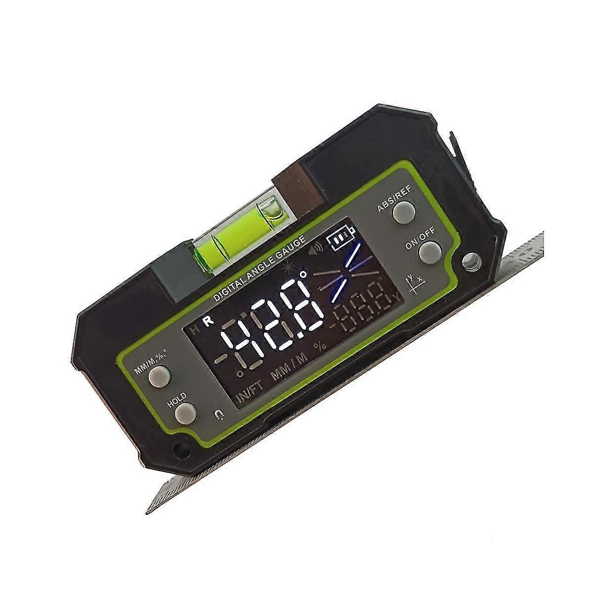Bluetooth Level Inclinometer Dual Axis Digital Protractor Measuring Angle Ruler Biax Rechargeable M