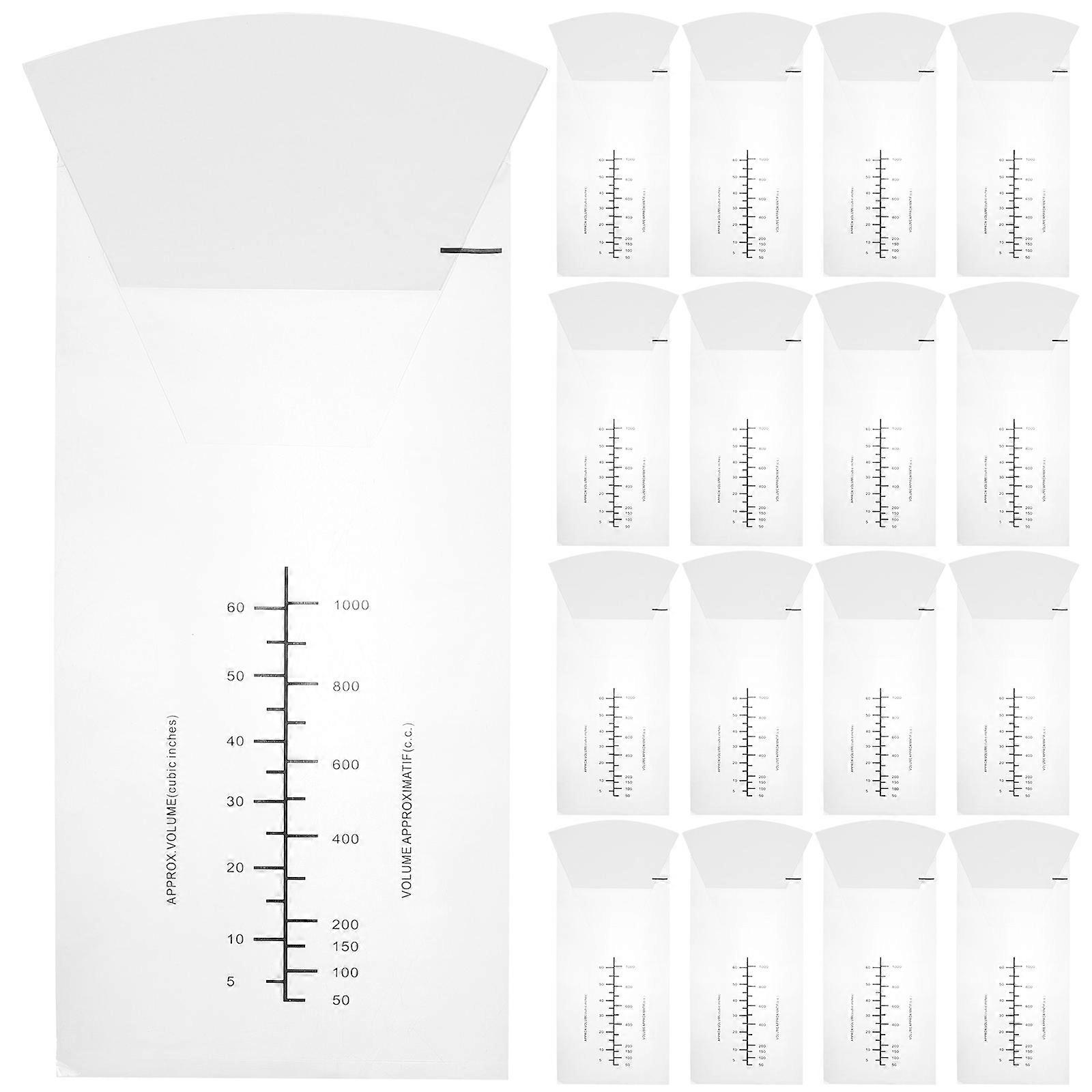 Clear Vomit Bags for Car Made of LDPE Perfect for Storage and Traveling with Wide Opening 20 Pieces