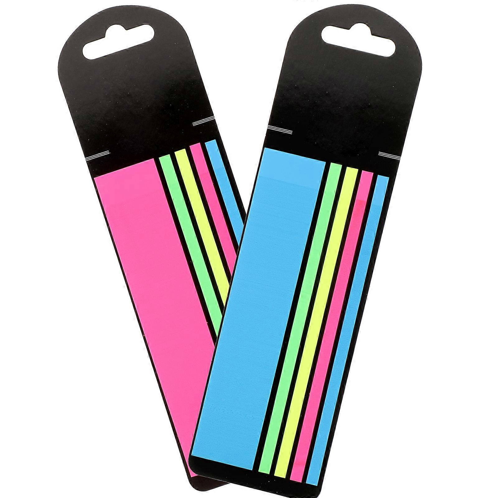 Writable Index Tabs Assorted Color 2 Boxes Plastic Material Study Aids Note Indexing Teachers And Children