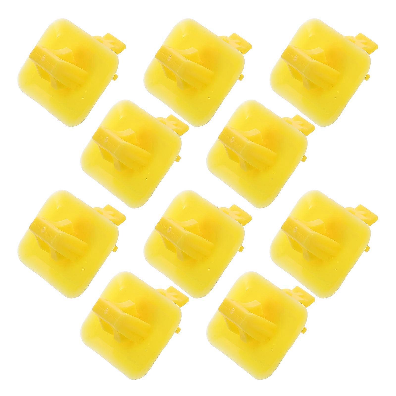 10pcs Auto Hood Prop Rod Clamp Sturdy Engine Hood Support Retainer for Secure Fastening and Stable Hold