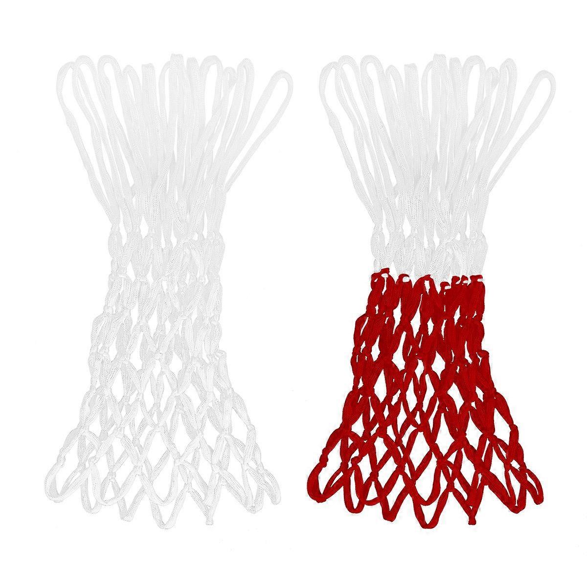 Basketball Net Heavy Duty Weather-Proof Nylon Braided For Backboard Outdoor Courts 1Set