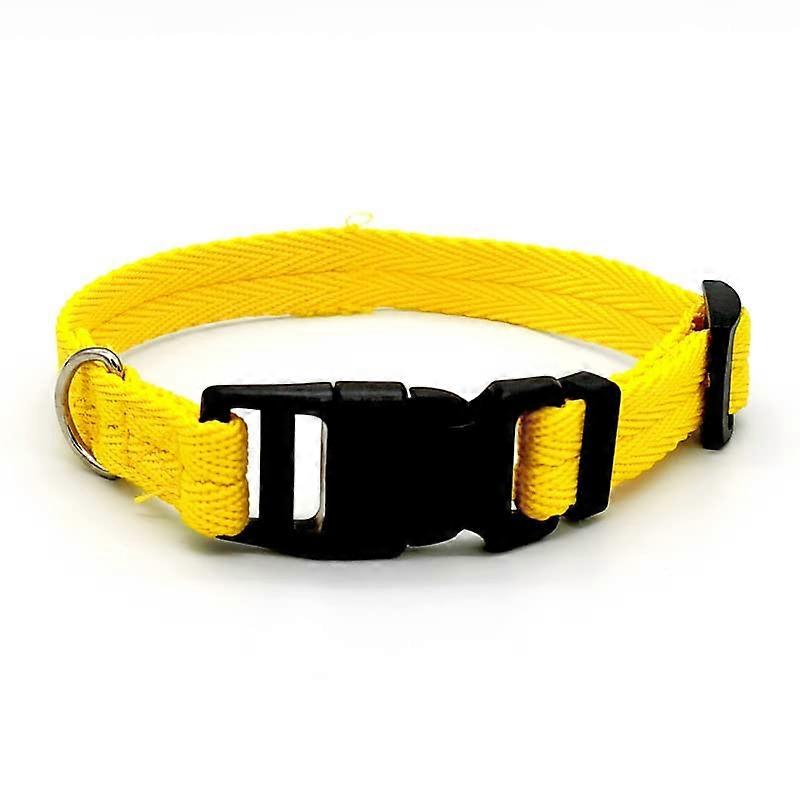 Dog Collar Training Collar Puppy Collar For Small And Medium Dogs Two Pack Yellow XL Quick Release