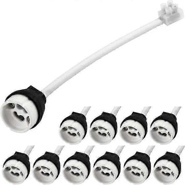 10 pcs GU10 Standard Light Lamp Socket Terminal Lampholder and Terminal Block/Bridge