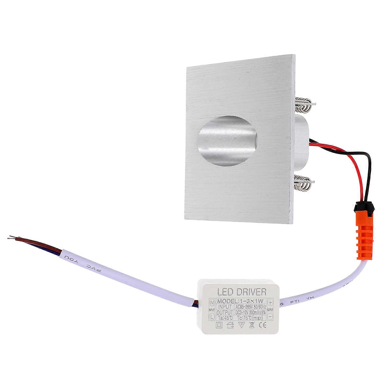 LED Step Light for Lighting 1W Square Outdoor Indoor Lamp