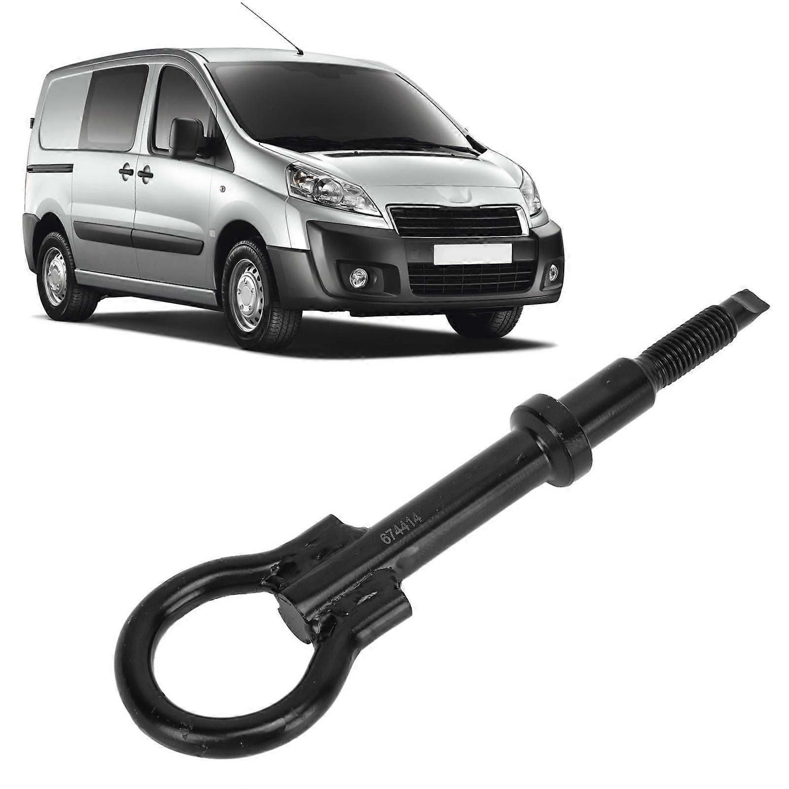 Tow Hook 674414 Towing Hitch Steel Alloy Lug Eye Loop Bracket Ring Replacement for Citroen C2 C3 C5 C8 Dispatch Jumpy Saxo 