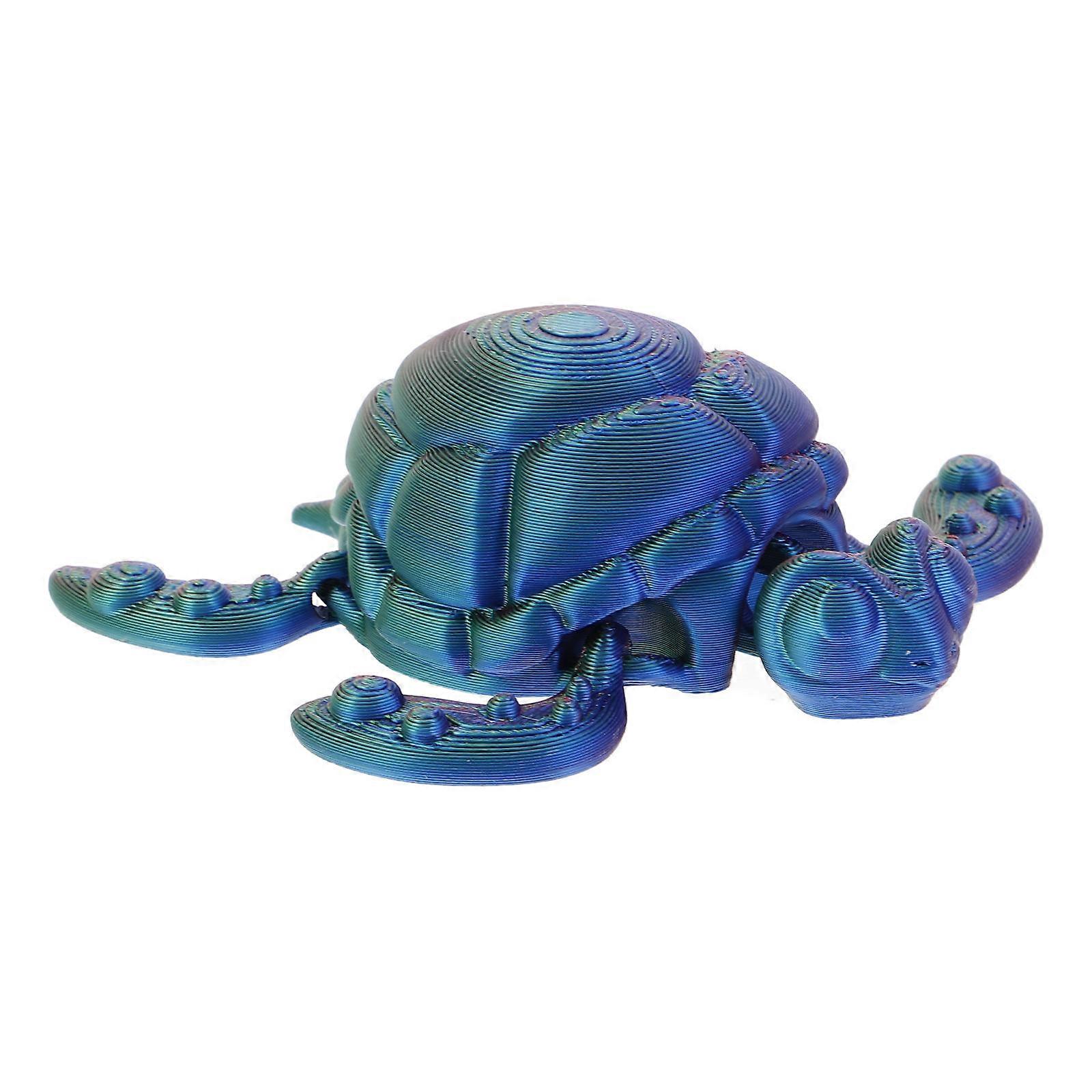 Realistic Turtle Sea Turtle Model With Movable Joints Home Display 10.00X9.00X3.50CM 1Pcs
