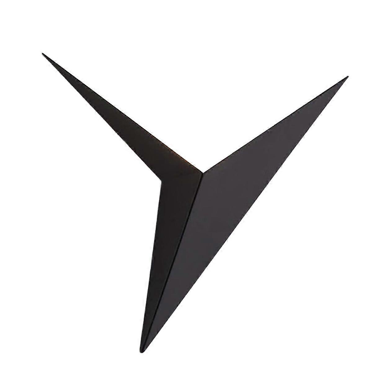 Modern Minimalist Triangle Shape LED Wall Lamps Black
